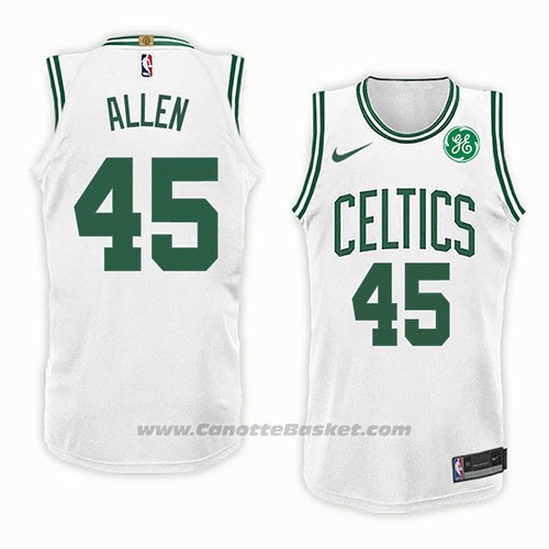 Maglia Boston Celtics Kadeem Allen #45 Association 2018 Bianco